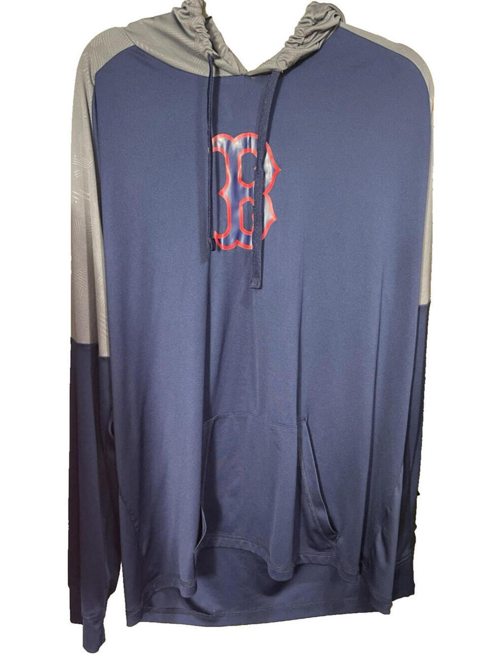 Boston Red Sox MLB Genuine Pullover Hoodie 2XL Blue Silver EUC Gorpcore Fan